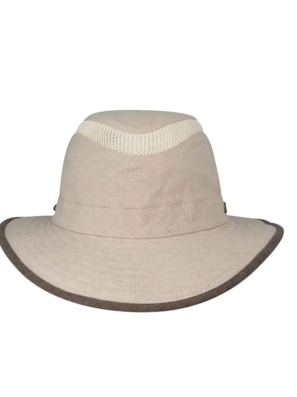 Tilley TMH55 Organic Airflo Sun Hat 7 1/4 Medium Beige Tan Trim 58CM